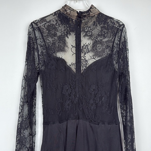 Michael Costello x Revolve Helix Mini Dress Black Size Small - Picture 6 of 10